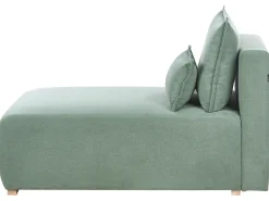 Chaise longue NERBO Bouclé Verde chiaro
