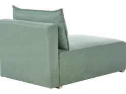 Chaise longue NERBO Bouclé Verde chiaro