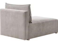 Chaise longue NERBO Tessuto Grigio