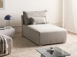 Chaise longue NERBO Tessuto Grigio
