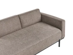 Chaise longue SAVASSE Lino sintetico Marrone chiaro