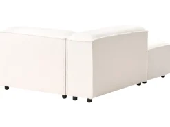 Chaise longue versione destra ARDAL Bouclé Bianco sporco