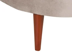 Chaise longue versione destra CHAUMONT Velluto Tortora
