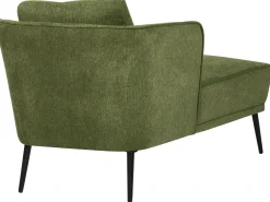 Chaise longue versione destra ARTHEZE Tessuto Verde scuro
