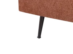 Chaise longue versione destra RIOM Tessuto Rosso