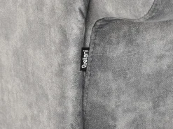 Chaise longue versione destra LATTES II Velluto Grigio con cuscino