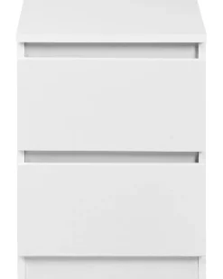 Comodino 2 cassetti WINNIPEG Bianco