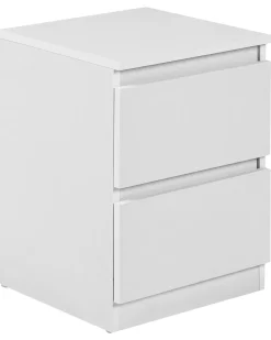 Comodino 2 cassetti WINNIPEG Bianco