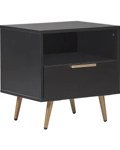 Comodino 1 cassetto INDIO Nero