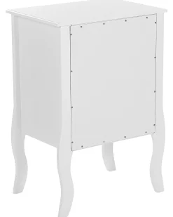 Comodino 3 cassetto LANE Bianco