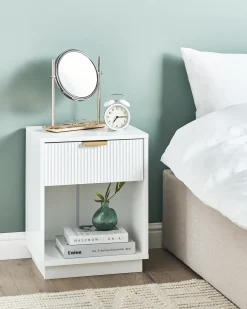 Comodino 1 cassetto SUMMERVILLE Bianco
