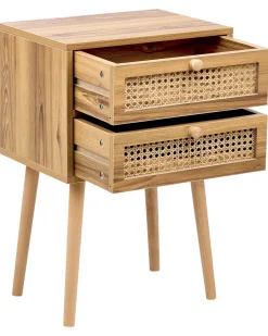 Comodino BUTTE Marrone chiaro