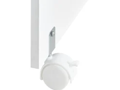 Consolle salvaspazio con tavolo a scomparsa FLOMOT Bianco 80 cm 40/80 cm Pieghevole