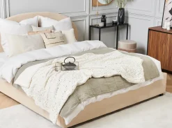 Coperta ALAZEYA 130 x 180 cm Bianco sporco