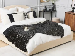 Coperta ALAZEYA 130 x 180 cm Nero