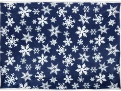 Coperta ANISE 150 x 200 cm Blu scuro