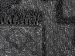 Coperta CHACK Cotone 220 x 240 cm Grigio scuro