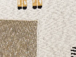 Coperta CHILARI Cotone 130 x 170 cm Beige