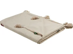 Coperta DEOGHAR Cotone 130 x 180 cm Beige