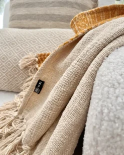 Coperta FIROZABAD Cotone 130 x 180 cm Arancione