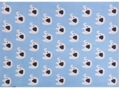 Coperta HILKOT Cotone 130 x 170 cm Blu