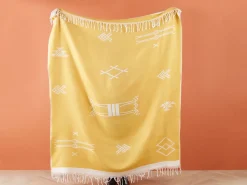 Coperta JALKINI 130 x 170 cm Giallo