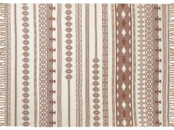 Coperta JORHAT Cotone 130 x 180 cm Beige