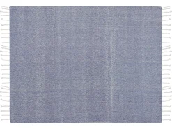 Coperta TILMI Cotone 130 x 160 cm Blu