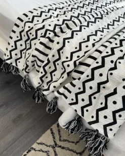 Coperta UNNAO Cotone 130 x 180 cm Bianco