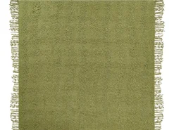 Coperta VELLA Cotone 200 x 220 cm Verde oliva