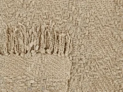 Coperta VELLA Cotone 150 x 200 cm Beige