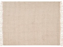 Coperta VELLA Cotone 150 x 200 cm Beige chiaro