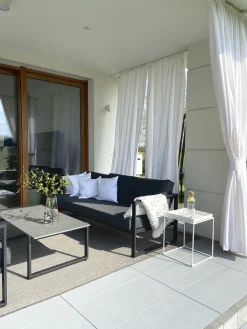 Coperta YAMALAK Tessuto 130 x 150 cm Grigio chiaro