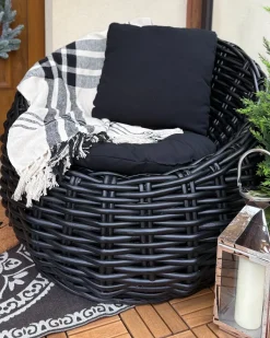 Coperta YUVALI Cotone 130 x 170 cm Bianco