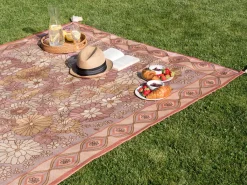 Coperta per picnic LASHARI 200 x 200 cm Rosa pesca