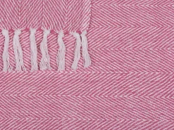 Coperta TANGIER Cotone 130 x 160 cm Rosa