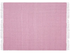 Coperta TANGIER Cotone 130 x 160 cm Rosa