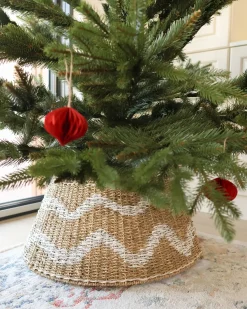 Copri base per albero di Natale HIVER Alghe marine Naturale 60 cm