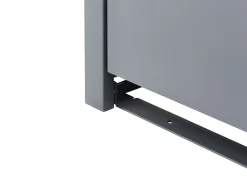 Copri-pattumiera 480 L PERISSA Doppio Metallo Grigio scuro