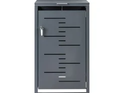 Copri-pattumiera 240 L PERISSA Metallo Grigio scuro