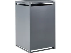 Copri-pattumiera 240 L PERISSA Metallo Grigio scuro