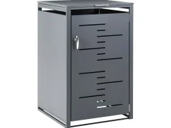 Copri-pattumiera 240 L PERISSA Metallo Grigio scuro