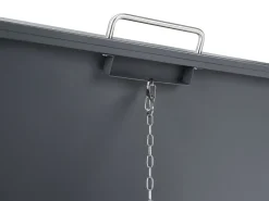 Copri-pattumiera 480 L PIACENZA Doppio Metallo Grigio scuro