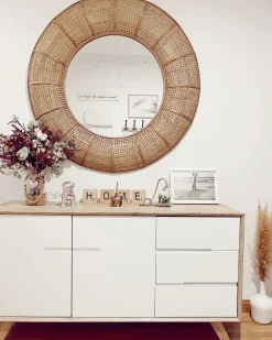 Credenza a 2 ante FORESTER Marrone/Bianco