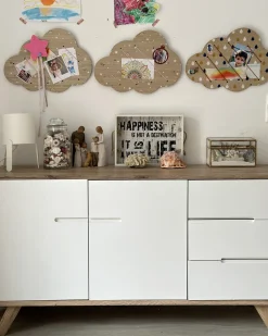 Credenza a 2 ante FORESTER Marrone/Bianco