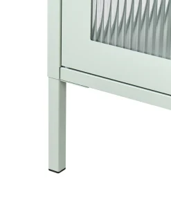 Credenza a 3 ante GLEORA Metallo Verde menta