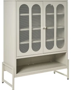 Credenza a 2 ante SOLETTA Metallo Beige
