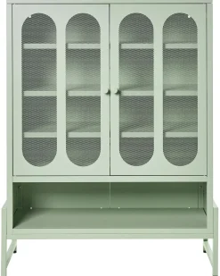 Credenza a 2 ante SOLETTA Metallo Verde menta