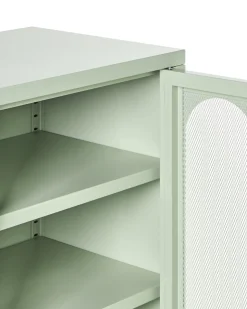 Credenza a 2 ante SOLETTA Metallo Verde menta