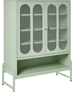 Credenza a 2 ante SOLETTA Metallo Verde menta